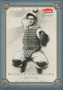 2004 Fleer Greats of the Game - Blue #8 Mickey Cochrane Front
