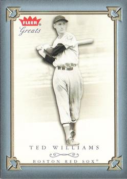 2004 Fleer Greats of the Game - Blue #15 Ted Williams Front