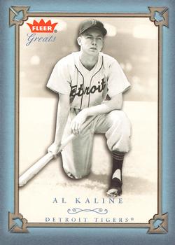 2004 Fleer Greats of the Game - Blue #26 Al Kaline Front