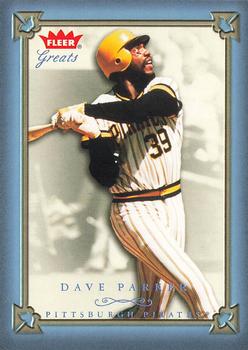 2004 Fleer Greats of the Game - Blue #27 Dave Parker Front
