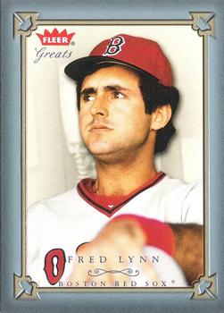 2004 Fleer Greats of the Game - Blue #42 Fred Lynn Front