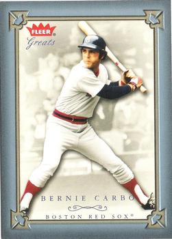 2004 Fleer Greats of the Game - Blue #59 Bernie Carbo Front