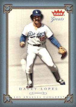 2004 Fleer Greats of the Game - Blue #71 Davey Lopes Front