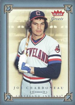2004 Fleer Greats of the Game - Blue #89 Joe Charboneau Front