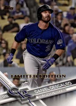 2017 Topps - Limited Edition #17 Daniel Descalso Front