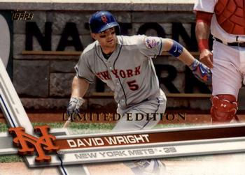2017 Topps - Limited Edition #19 David Wright Front