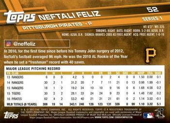 2017 Topps - Limited Edition #52 Neftali Feliz Back