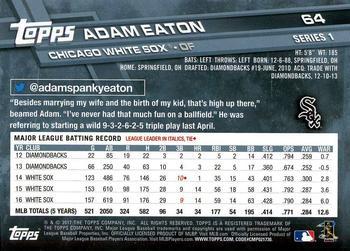 2017 Topps - Limited Edition #64 Adam Eaton Back