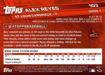 2017 Topps - Limited Edition #103 Alex Reyes Back