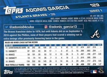 2017 Topps - Limited Edition #129 Adonis Garcia Back