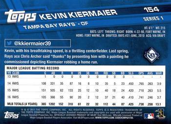 2017 Topps - Limited Edition #154 Kevin Kiermaier Back