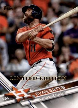 2017 Topps - Limited Edition #160 Evan Gattis Front