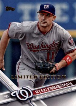 2017 Topps - Limited Edition #168 Ryan Zimmerman Front
