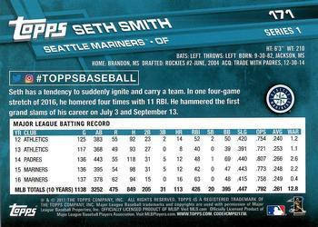 2017 Topps - Limited Edition #171 Seth Smith Back