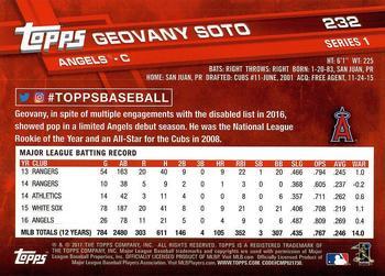 2017 Topps - Limited Edition #232 Geovany Soto Back