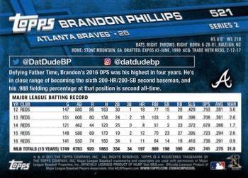 2017 Topps - Limited Edition #521 Brandon Phillips Back