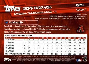 2017 Topps - Limited Edition #696 Jeff Mathis Back