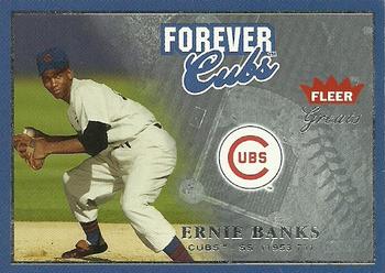 2004 Fleer Greats of the Game - Forever #15F Ernie Banks Front