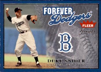 2004 Fleer Greats of the Game - Forever #5F Duke Snider Front