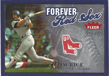 2004 Fleer Greats of the Game - Forever #6F Jim Rice Front