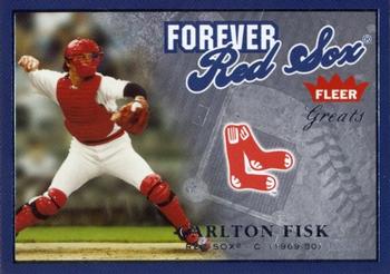 2004 Fleer Greats of the Game - Forever #7F Carlton Fisk Front