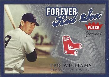 2004 Fleer Greats of the Game - Forever #9F Ted Williams Front