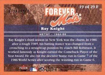 2004 Fleer Greats of the Game - Forever #19F Ray Knight Back