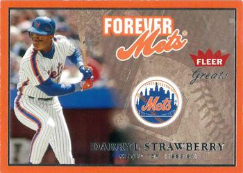 2004 Fleer Greats of the Game - Forever #23F Darryl Strawberry Front