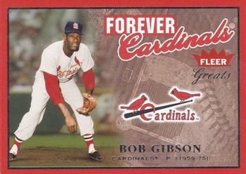 2004 Fleer Greats of the Game - Forever #24F Bob Gibson Front