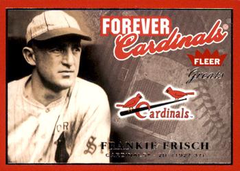 2004 Fleer Greats of the Game - Forever #27F Frankie Frisch Front