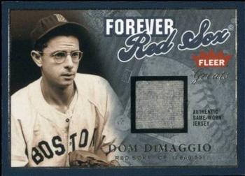 2004 Fleer Greats of the Game - Forever Game Jersey #F-DD Dom DiMaggio Front