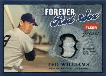 2004 Fleer Greats of the Game - Forever Game Patch Dual Logo #NNO Ted Williams / Carl Yastrzemski Front