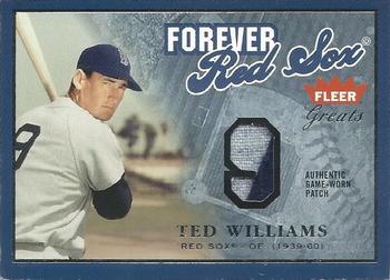 2004 Fleer Greats of the Game - Forever Game Patch Dual Number #NNO Ted Williams / Carl Yastrzemski Front