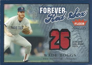 2004 Fleer Greats of the Game - Forever Game Patch Dual Number #NNO Wade Boggs / Carl Yastrzemski Front