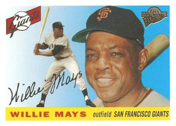 2003 Topps All-Time Fan Favorites #1 Willie Mays Front