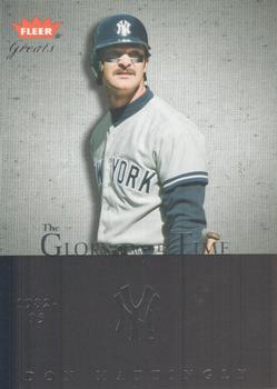 2004 Fleer Greats of the Game - Glory of Their Time #6 GOT Don Mattingly Front