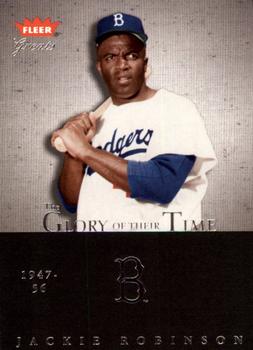 2004 Fleer Greats of the Game - Glory of Their Time #30 GOT Jackie Robinson Front
