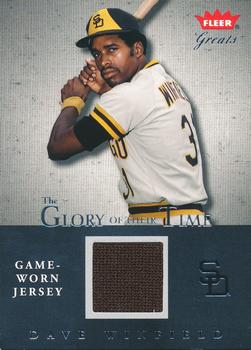 2004 Fleer Greats of the Game - Glory of Their Time Game Used #GOT-DW Dave Winfield Front