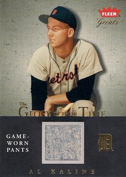 2004 Fleer Greats of the Game - Glory of Their Time Game Used #GOT-AK Al Kaline Front