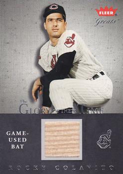 2004 Fleer Greats of the Game - Glory of Their Time Game Used #GOT-RC Rocky Colavito Front