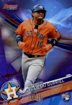 2017 Bowman's Best - Purple Refractor #41 Yulieski Gurriel Front