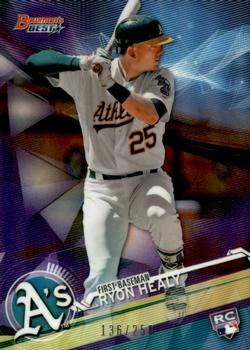 2017 Bowman's Best - Purple Refractor #58 Ryon Healy Front
