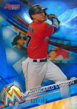 2017 Bowman's Best - Blue Refractor #20 Giancarlo Stanton Front