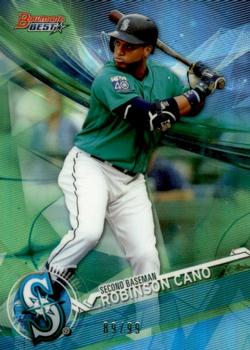 2017 Bowman's Best - Green Refractor #17 Robinson Cano Front