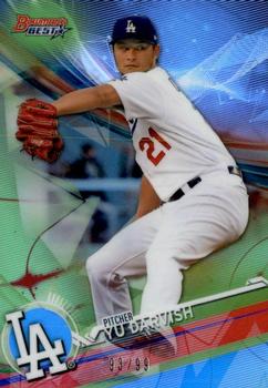 2017 Bowman's Best - Green Refractor #29 Yu Darvish Front