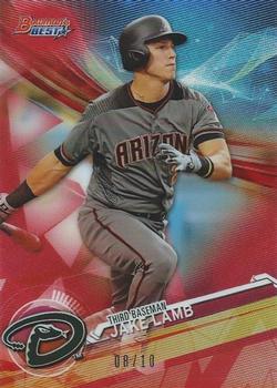 2017 Bowman's Best - Red Refractor #60 Jake Lamb Front