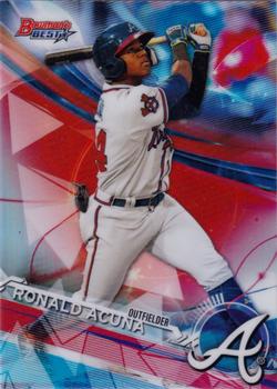 2017 Bowman's Best - Top Prospects Refractor #TP-10 Ronald Acuna Front