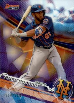 2017 Bowman's Best - Top Prospects Purple Refractor #TP-1 Amed Rosario Front