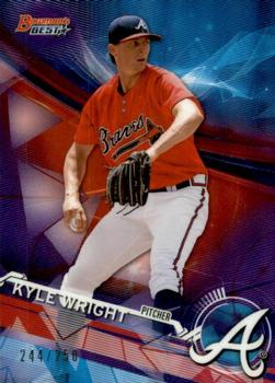 2017 Bowman's Best - Top Prospects Purple Refractor #TP-11 Kyle Wright Front