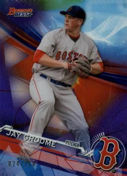 2017 Bowman's Best - Top Prospects Purple Refractor #TP-14 Jay Groome Front
